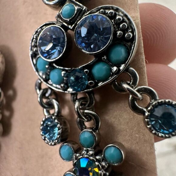 Vintage Kirk’s Folly Whimsical Regency Inspired Chandelier Earrings - Picture 5 of 5